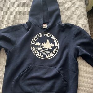 Vintage navy hoodie